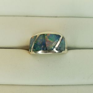 Sterling Silver & Opal Ring